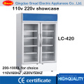 520Л 630L 780L вертикальном положении стеклянная дверь холодильник двухсторонний холодильник